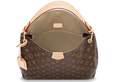 louis vuitton graceful pm beige monogram|More.